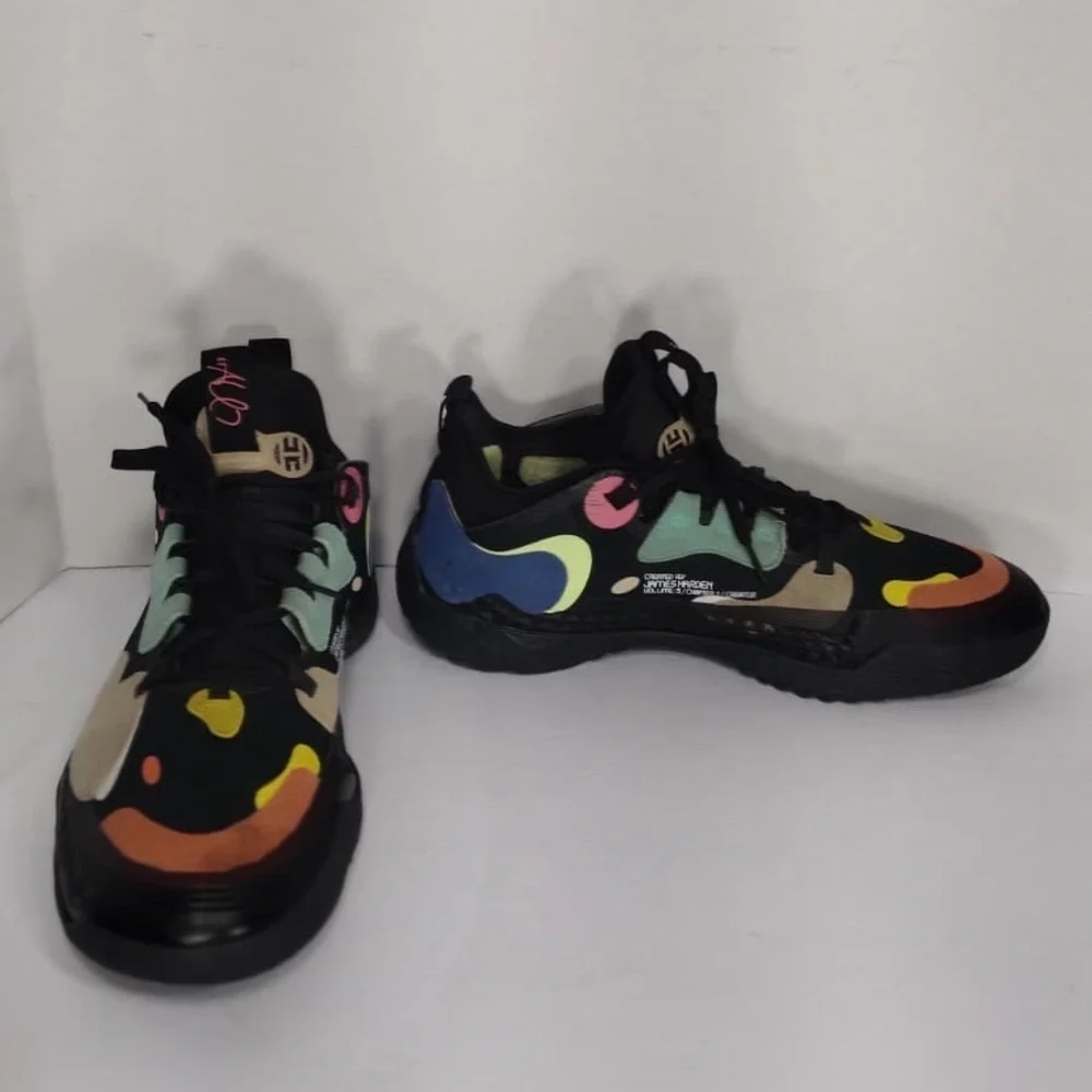 James Harden  for men  Colorful Sneakers size 11 pre owned Exellent condition